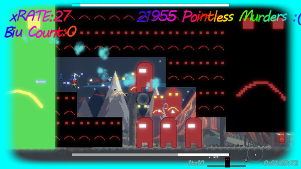 Screenshot z A2C:Ayry seems to be playtesting a 2D runner shooter from Cci