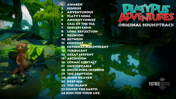 Screenshot z Platypus Adventures Soundtrack