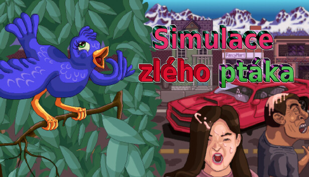 Simulace zlého ptáka