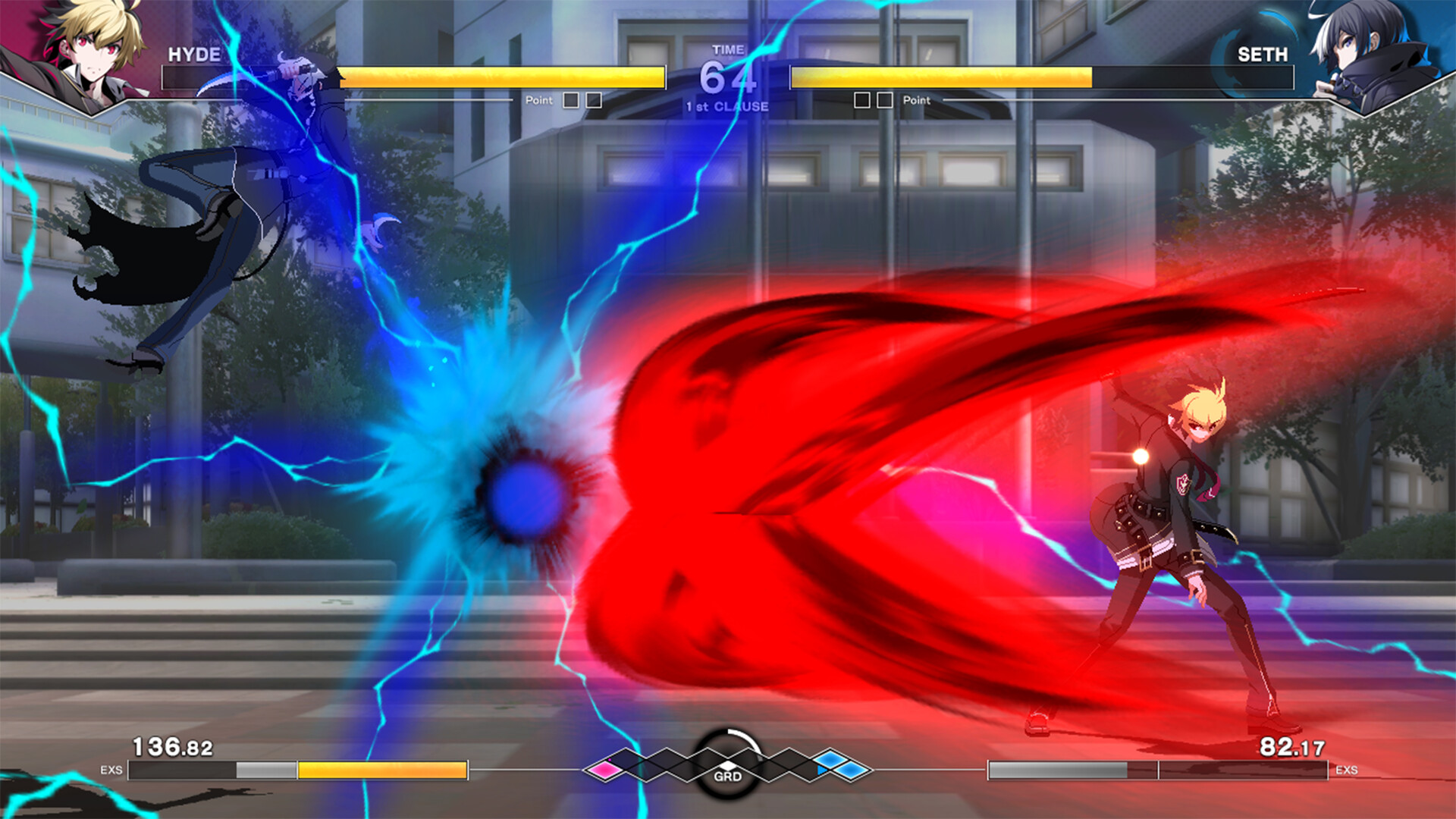 UNDER NIGHT IN-BIRTH II Sys:Celes - Imagem de Fundo do Jogo