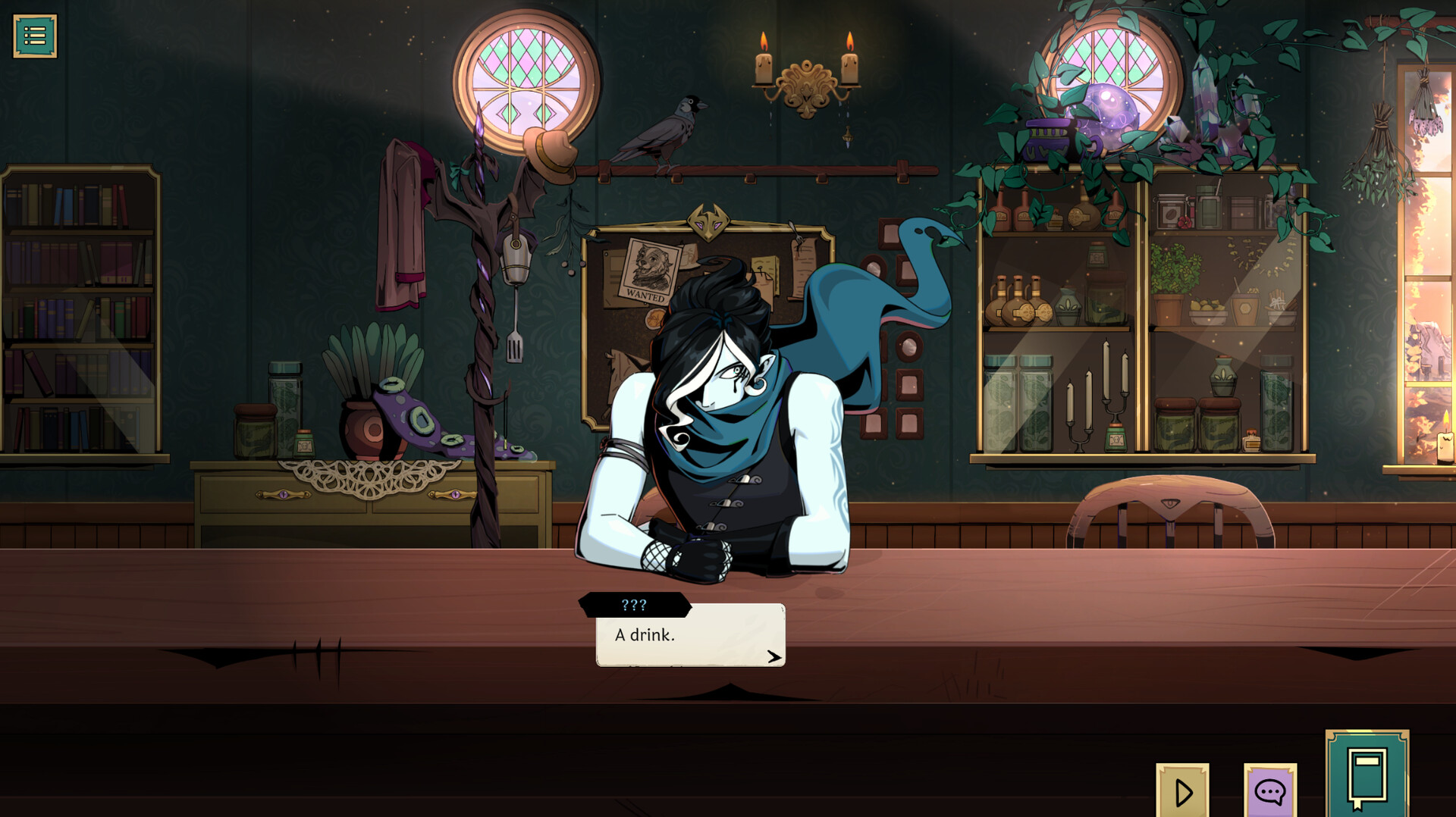 Скриншот Tavern Talk - A Cozy Visual Novel — кадр 5