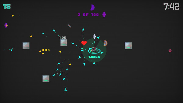 Screenshot of Keyboard Warrior: Dreamstate gameplay showing in-action mechanics