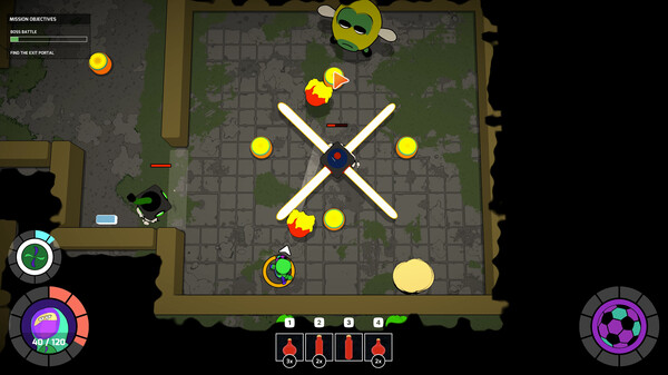 Скриншот 1 из игры Spin Kick Ninjas