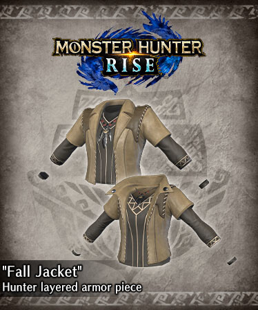 Monster Hunter Rise - &quot;Fall Jacket&quot; Hunter layered Armor Piece