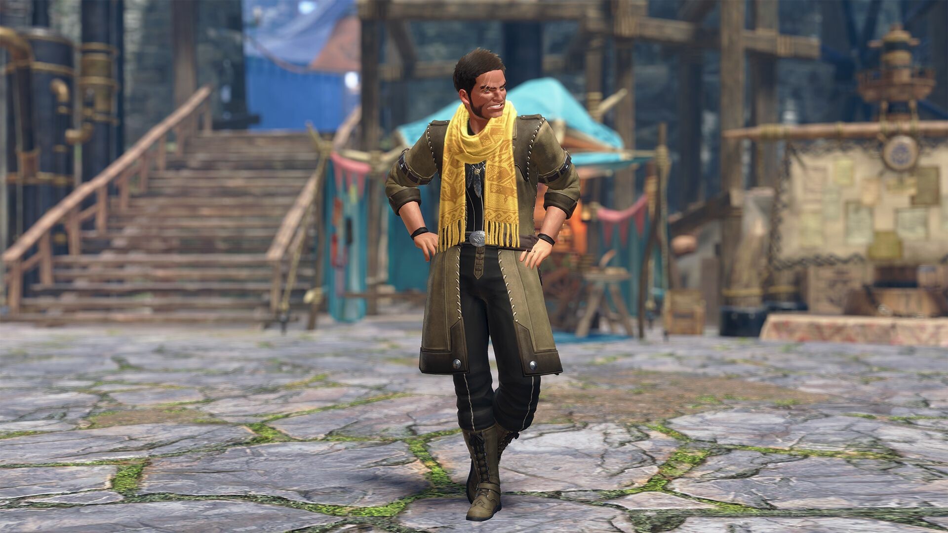 Monster Hunter Rise - "Fall Jacket" Hunter layered Armor Piece Featured Screenshot #1