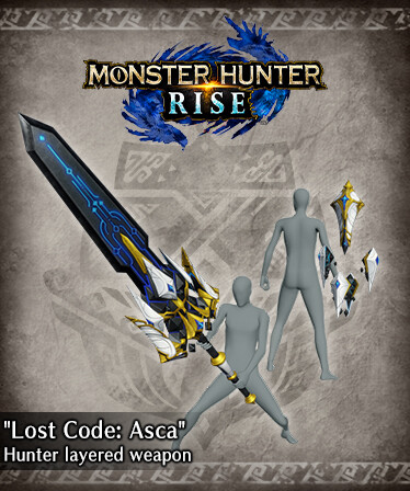 Monster Hunter Rise - &quot;Lost Code: Asca&quot; Hunter layered weapon (Great Sword)