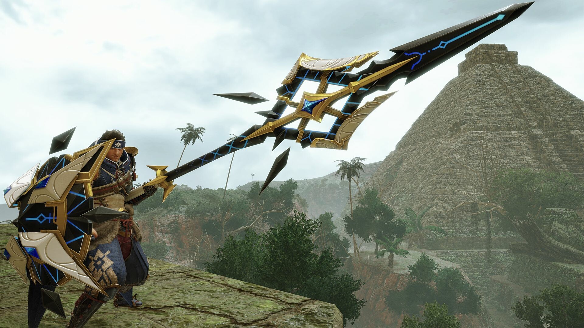 Monster Hunter Rise - "Lost Code: Mia" Hunter layered weapon (Lance) Featured Screenshot #1