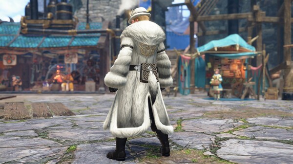 Monster Hunter Rise - "Fluffy Fur Hat" Hunter layered armor piece