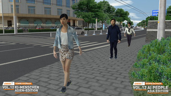 Screenshot z OMSI 2 Add-on Downloadpack Vol. 12 - AI People - Asia Edition