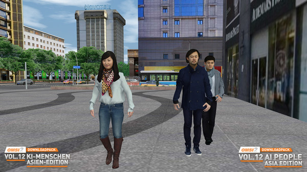 OMSI 2 Add-on Downloadpack Vol. 12 – KI-Menschen - Asien-Edition — скриншот 7