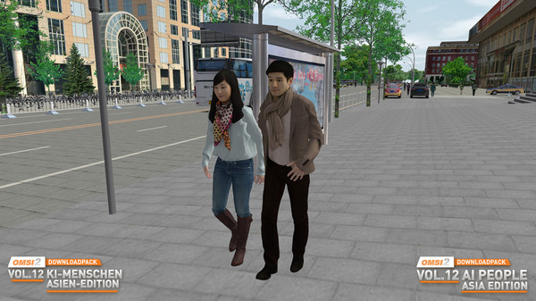 OMSI 2 Add-on Downloadpack Vol. 12 - AI People - Asia Edition