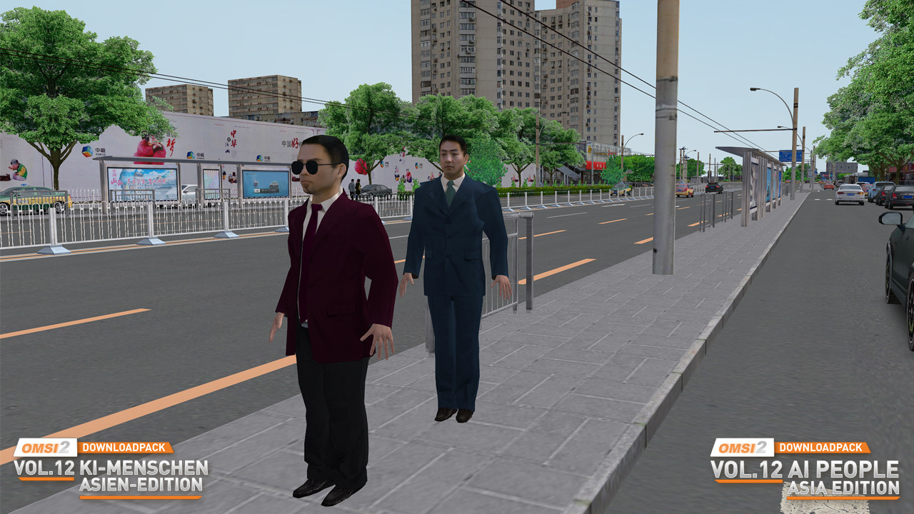 OMSI 2 Add-on Downloadpack Vol. 12 - AI People - Asia Edition Featured Screenshot #1