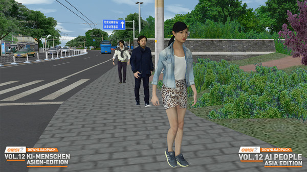 Screenshot z OMSI 2 Add-on Downloadpack Vol. 12 - AI People - Asia Edition