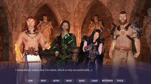 Screenshot 2 of Wand Out - A 3D Magical Gay Novel - additional gameplay view