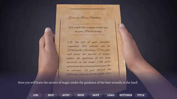 Screenshot 4 of Wand Out - A 3D Magical Gay Novel - final gameplay screenshot