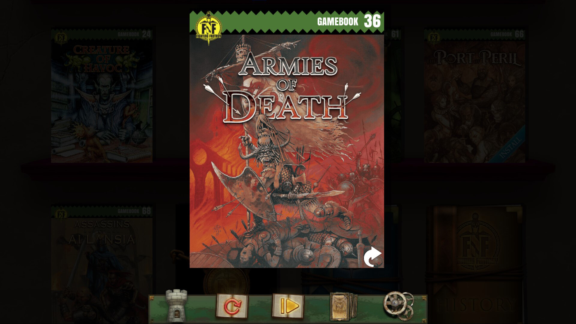 Armies of Death (Fighting Fantasy Classics) Featured Screenshot #1