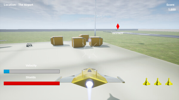 Screenshot z The Starfighter Video Game