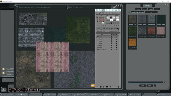 Fantasy Grounds - FG Medieval Buildings Map Pack