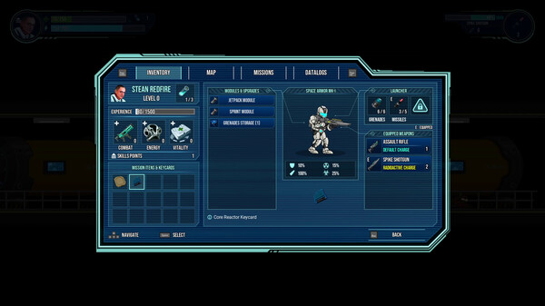 Screenshot z Omega Warp Screenshot z Omega Warp