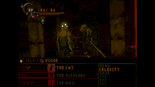 Screenshot of UTTER INVERSE gameplay showing in-action mechanics