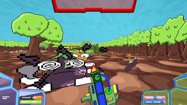 Screenshot z Veg out Crew FPS
