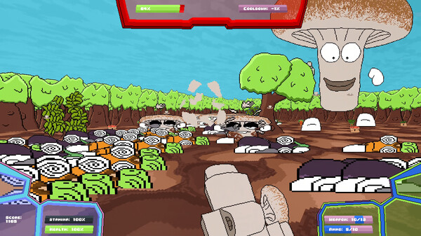 Screenshot z Veg out Crew FPS