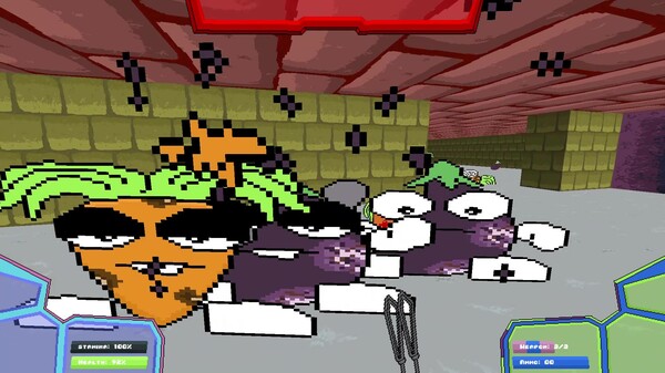 Screenshot z Veg out Crew FPS