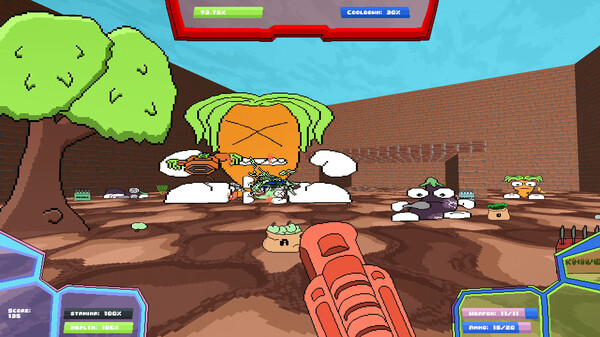 Screenshot z Veg out Crew FPS
