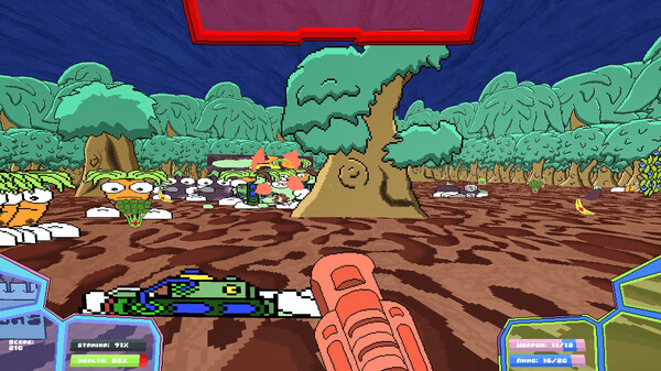 Screenshot z Veg out Crew FPS