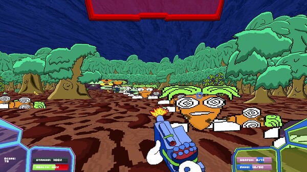 Screenshot z Veg out Crew FPS