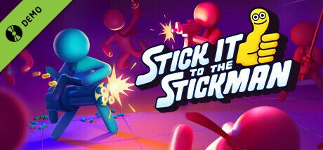 Steam header art for Stick It to the Stickman Demo