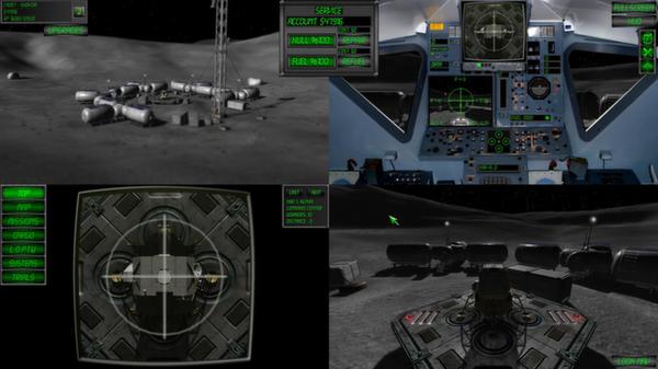 Screenshot z Lunar Flight