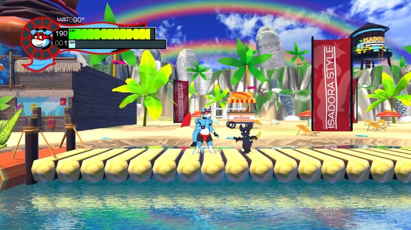 Screenshot of Oh So Hero! gameplay showing in-action mechanics