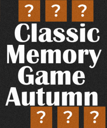 Classic Memory Game - Autumn