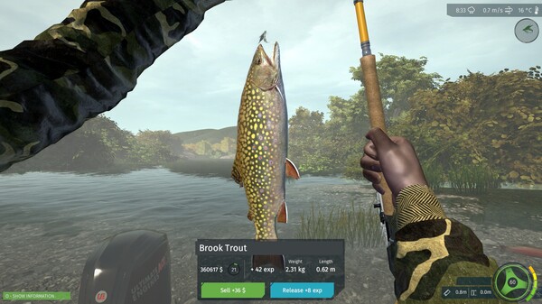 Screenshot z Ultimate Fishing® Simulator - Taupo Lake DLC