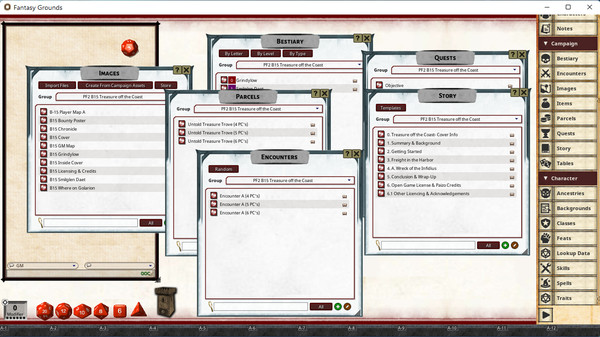 Fantasy Grounds - Pathfinder 2 RPG - Pathfinder Bounty #15: Treasure off the Coast