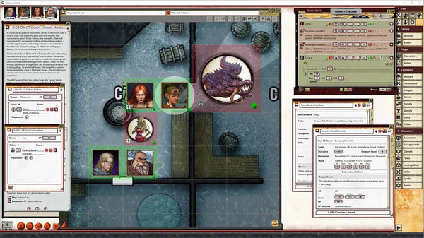 Screenshot z Fantasy Grounds - Pathfinder 2 RPG - Blood Lords AP 2: Graveclaw