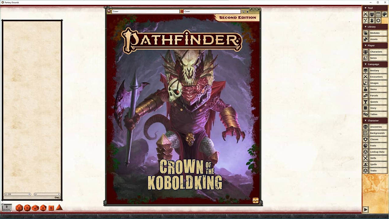 Fantasy Grounds - Pathfinder 2 RPG - Pathfinder Adventure: Crown of the Kobold King Anniversary Edition screenshot 1