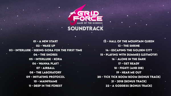 Grid Force - Mask of the Goddess Soundtrack screenshot 1