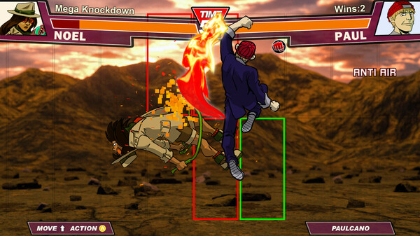 Screenshot z Mega Knockdown Soundtrack