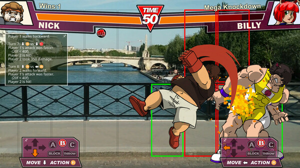 Screenshot z Mega Knockdown Soundtrack