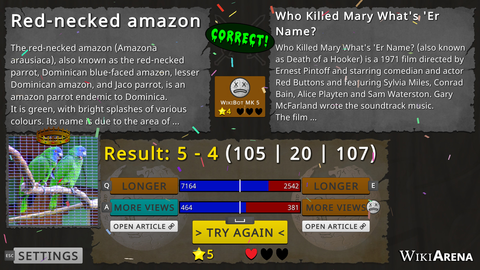 WikiArena screenshot #2