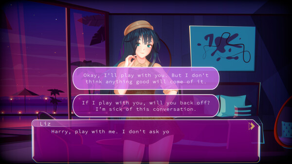 Screenshot z Gamer Girls: Futanari
