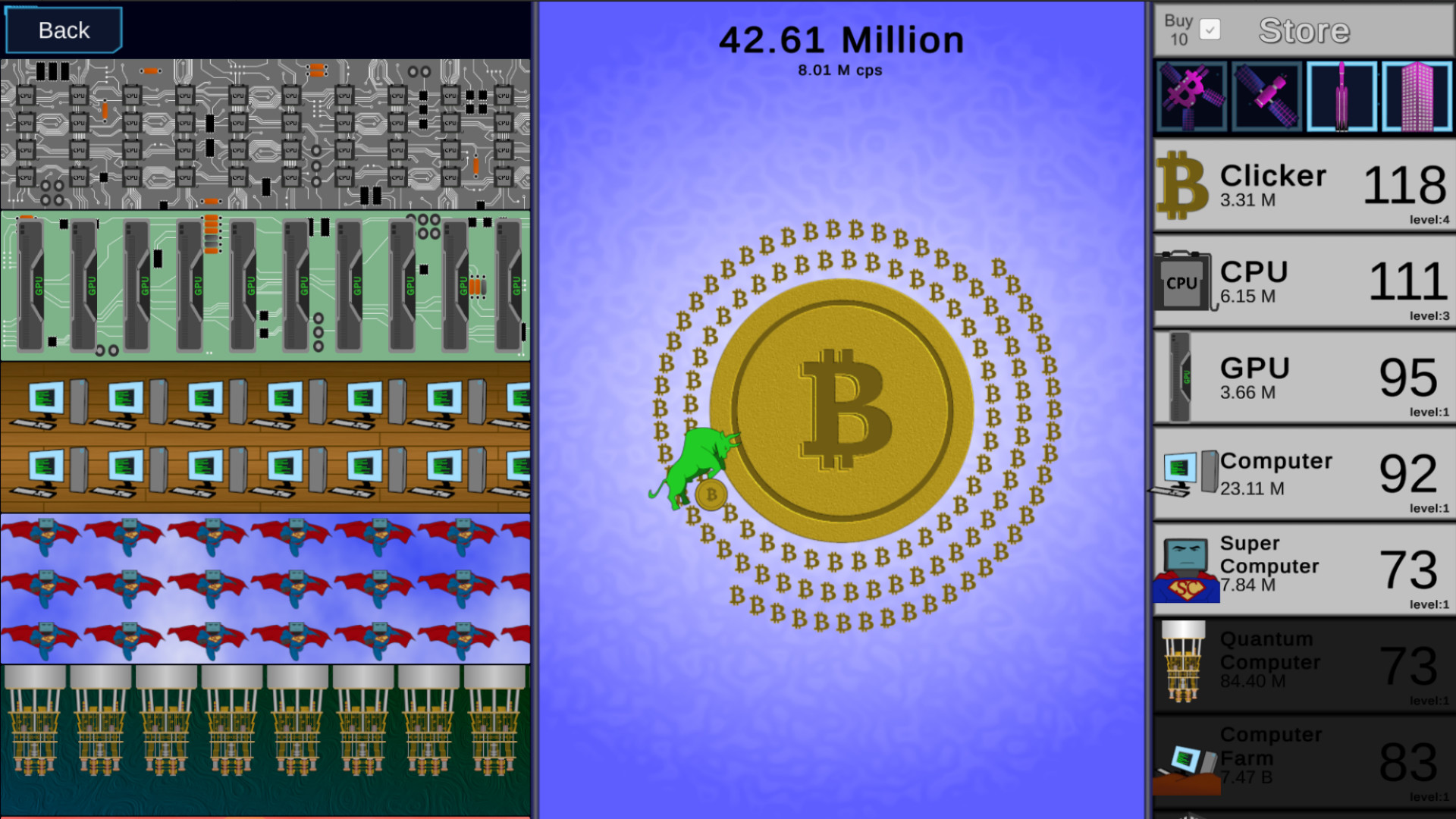 #4. Crypto Clicker (Steam) 由: Hakugei LLC