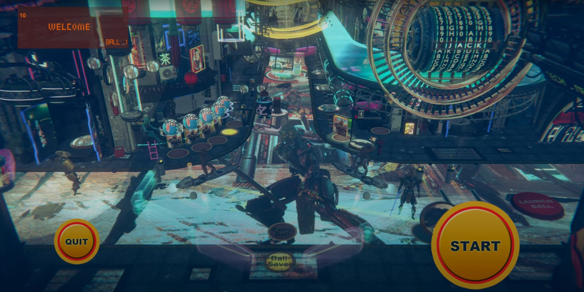 Cyberpunk Pinball Featured Screenshot #1