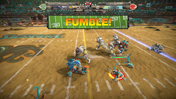 Screenshot z Mutant Football League: Diami Krakens Screenshot z Mutant Football League: Diami Krakens