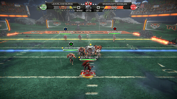 Screenshot z Mutant Football League: Sinsonasty Mangles Screenshot z Mutant Football League: Sinsonasty Mangles
