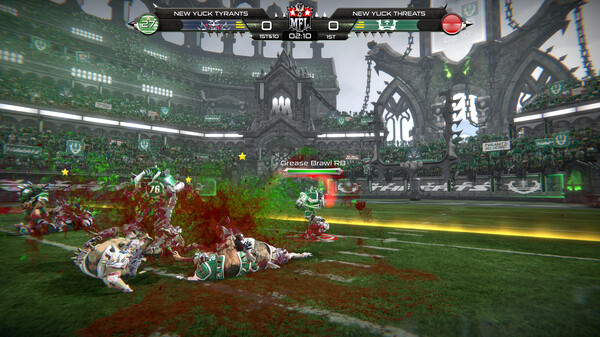 Screenshot z Mutant Football League: New Yuck Threats