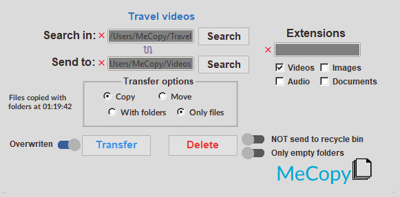 MeCopy - Keep your PC tidy screenshot 5