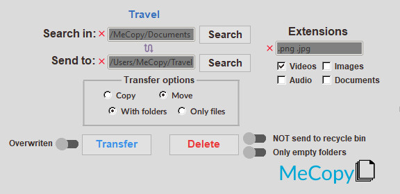 MeCopy - Keep your PC tidy screenshot 3
